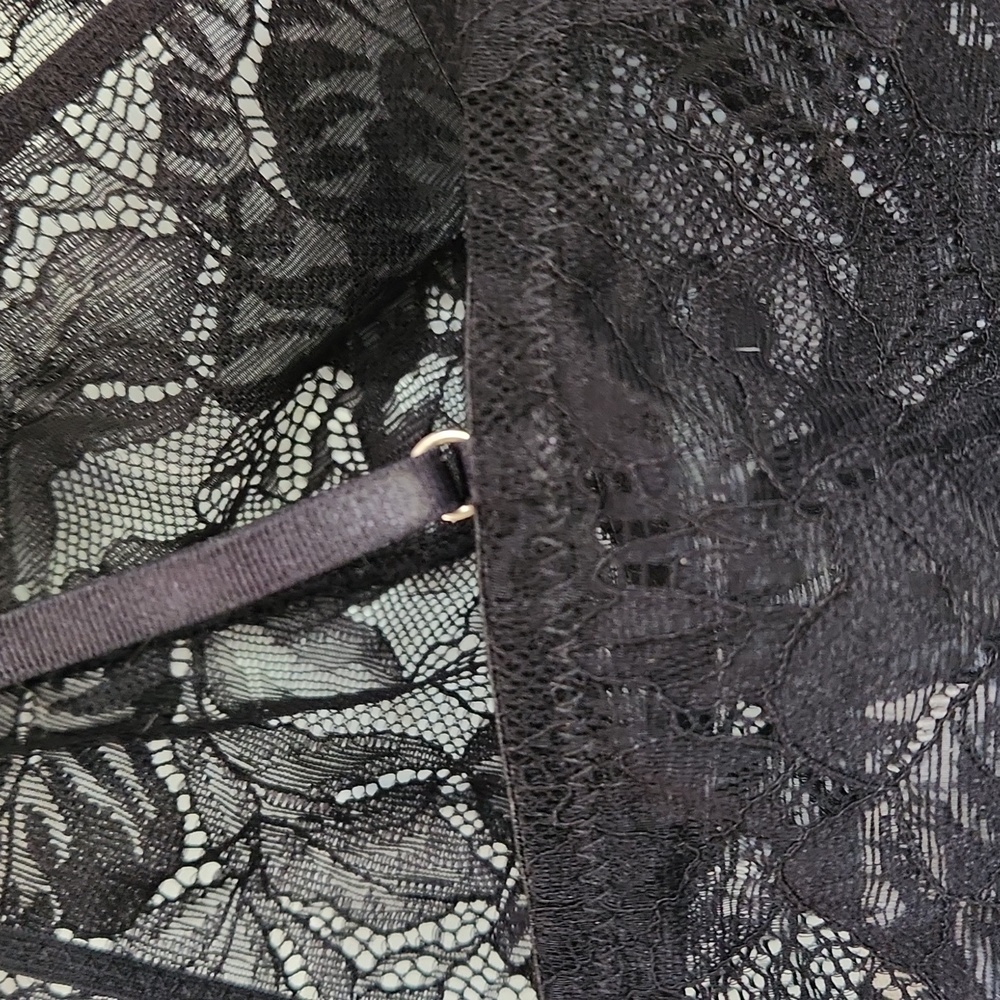 Free People, Women's Intimately, Sz Sm, BLack Lace,Elastized, w Adjustable Strap - Picture 6 of 11